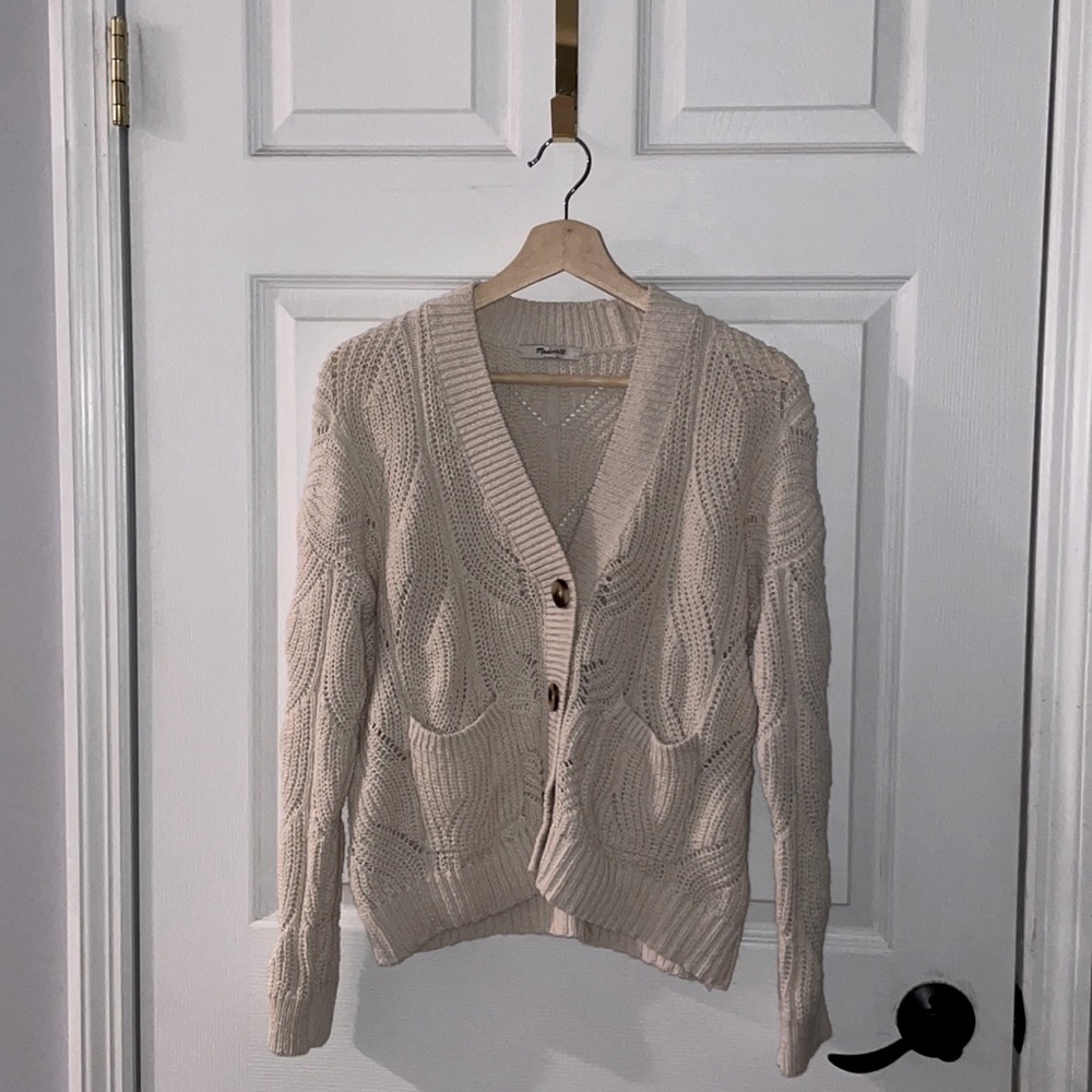 Madewell Crochet Knitted Cardigan